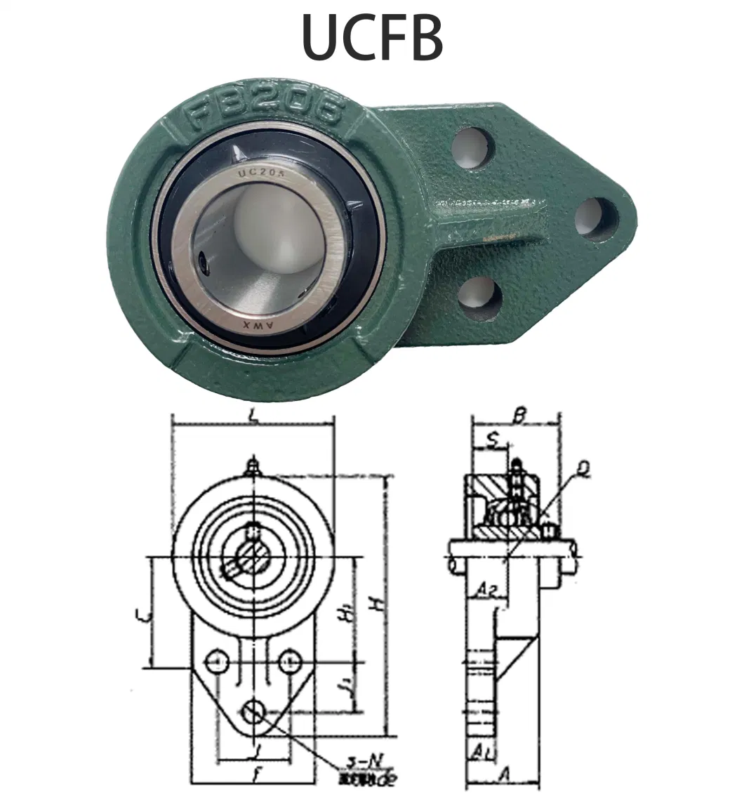 농업용 기계용 맞춤형 밀폐 된 베개 블록 베어링 삽입 공 베어링 380708 UH209/40 2S.SH 12